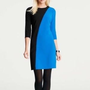 Ann Taylor color block dress